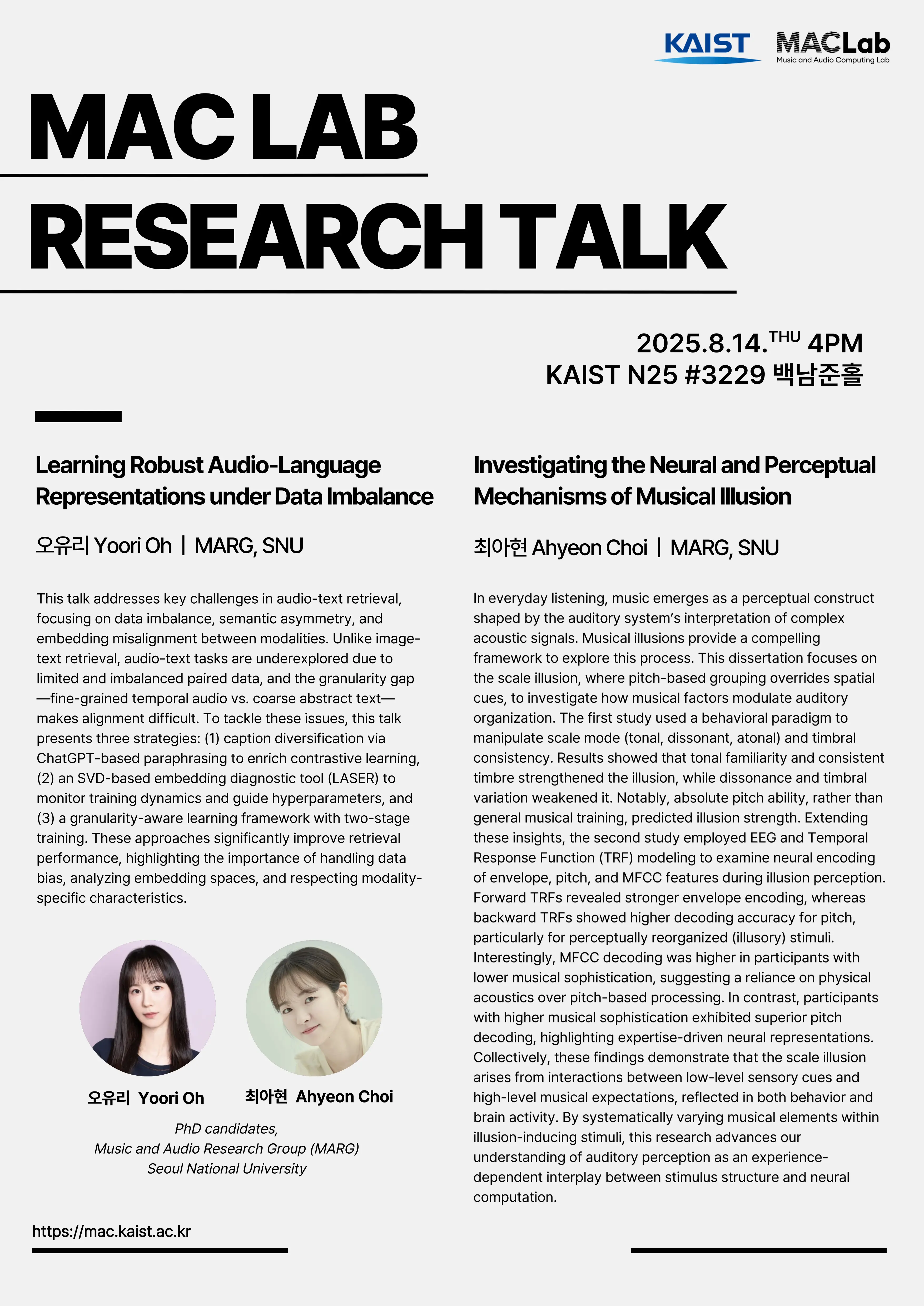 Learning Robust Audio-Language Representations under Data Imbalance | Investigating the Neural and Perceptual Mechanisms of Musical Illusion